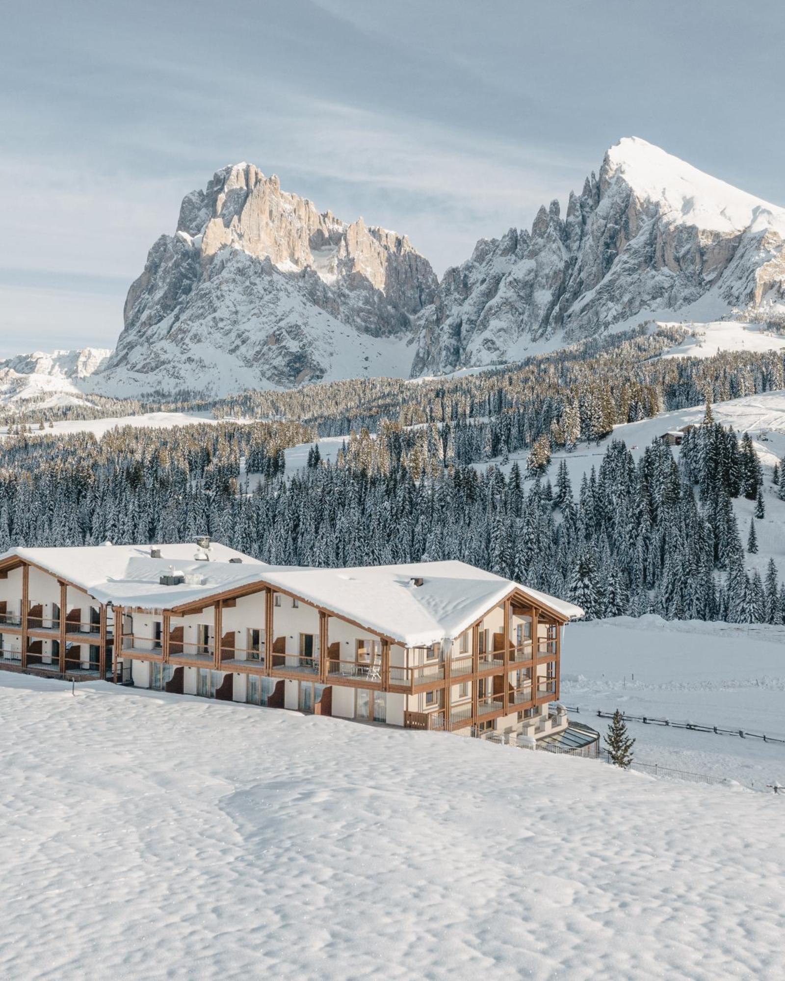 Brunelle Seiser Alm Lodge Bagian luar foto